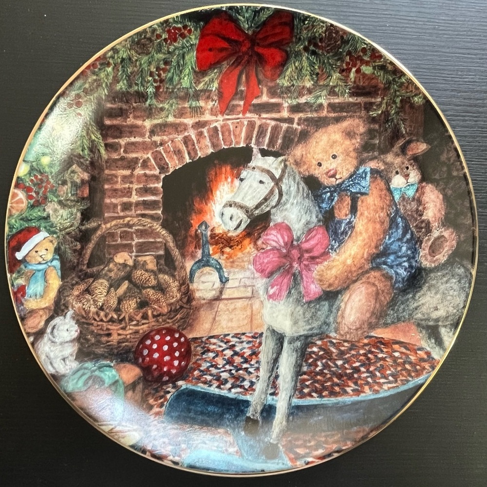 Vintage Art Plate “Fulfilled Wishes” by Canadian Artist Anna Krajewski